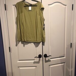 New Directions Light Green Women's Blouse